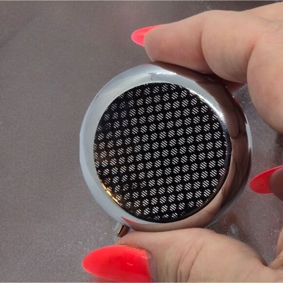 Red Cardinal Bird Pill Box Medicine Mini Stainless Steel Case Mirrored Travel - Picture 5 of 7